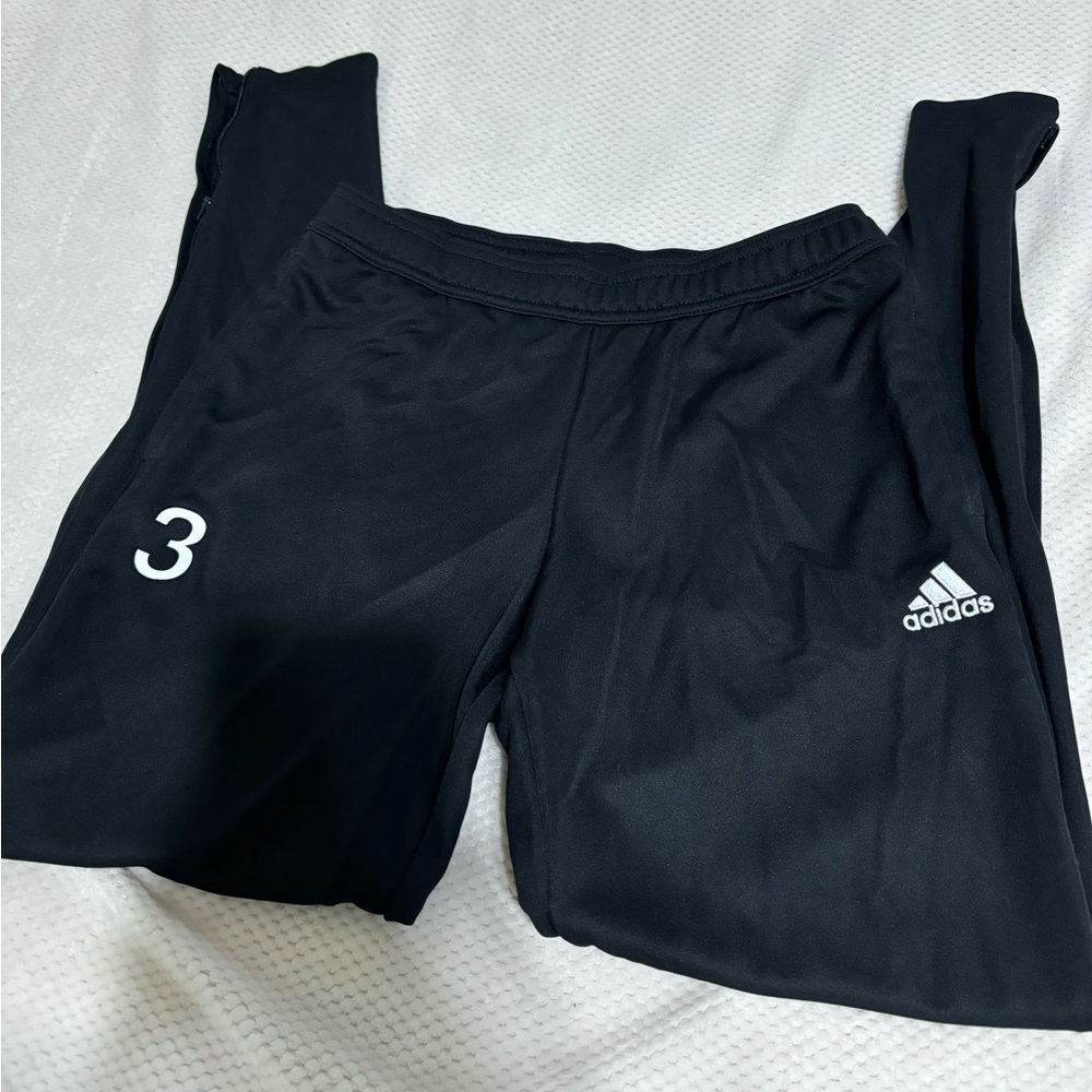 Black Adidas sweatpants